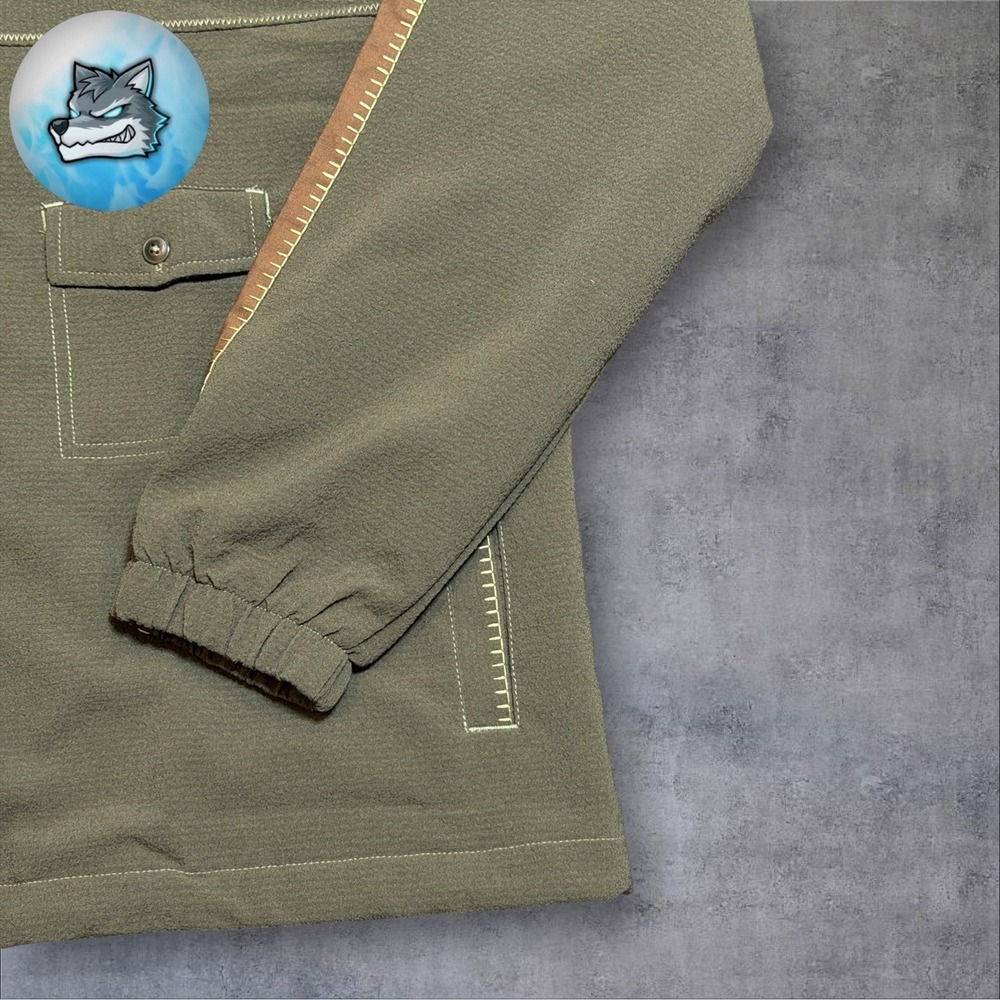 Puma x Bodega T7 Coaches Jacket Dark Olive Green Quickstrike Size L 633483 70 - Picture 7 of 14